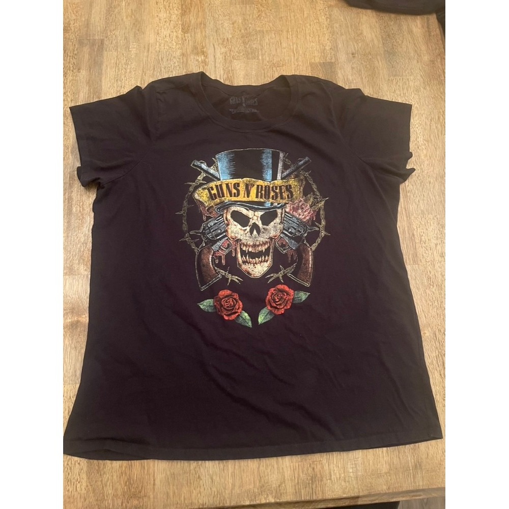 Guns N Roses Not In This Lifetime Tour Graphic Tee Black XL Short Sleeve Shirt